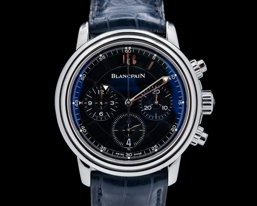 Blancpain Leman Chronograph SS / Alligator