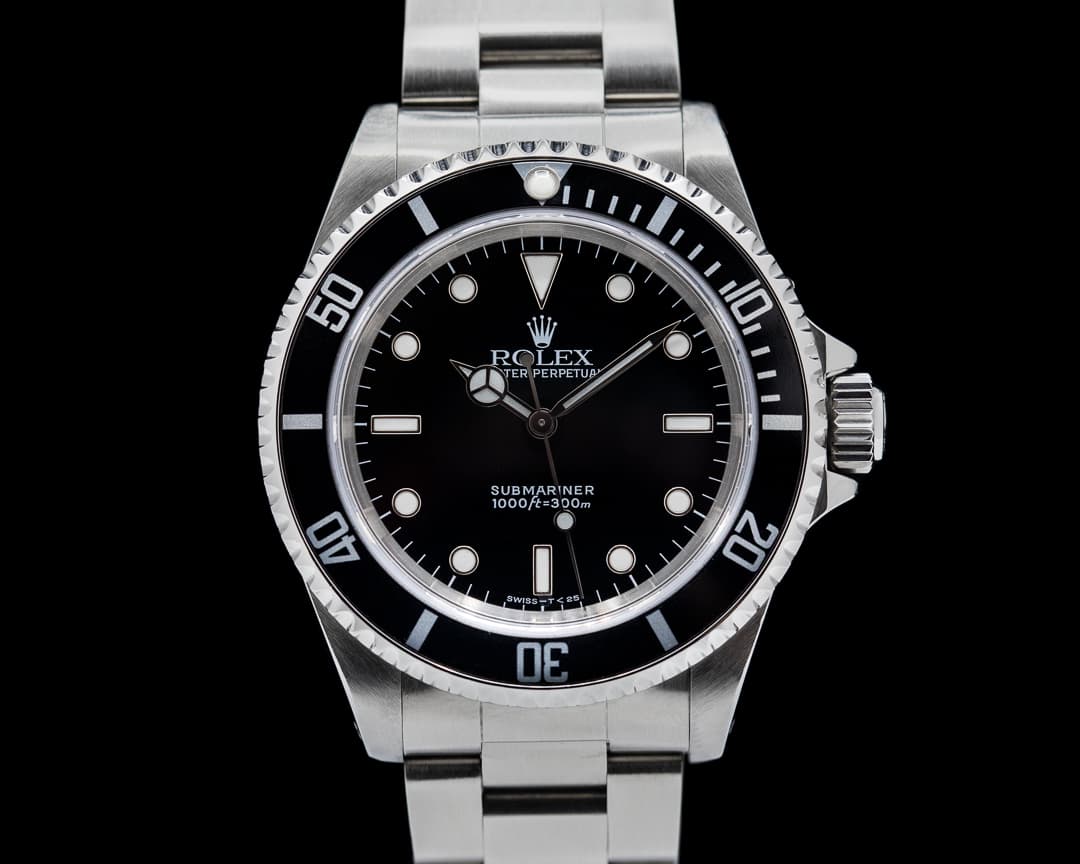 Rolex Submariner No Date SS 2-Line FULL SET