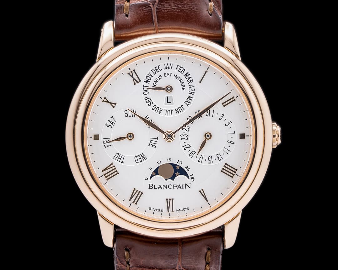 Blancpain Villeret Perpetual Calendar 18K Rose Gold