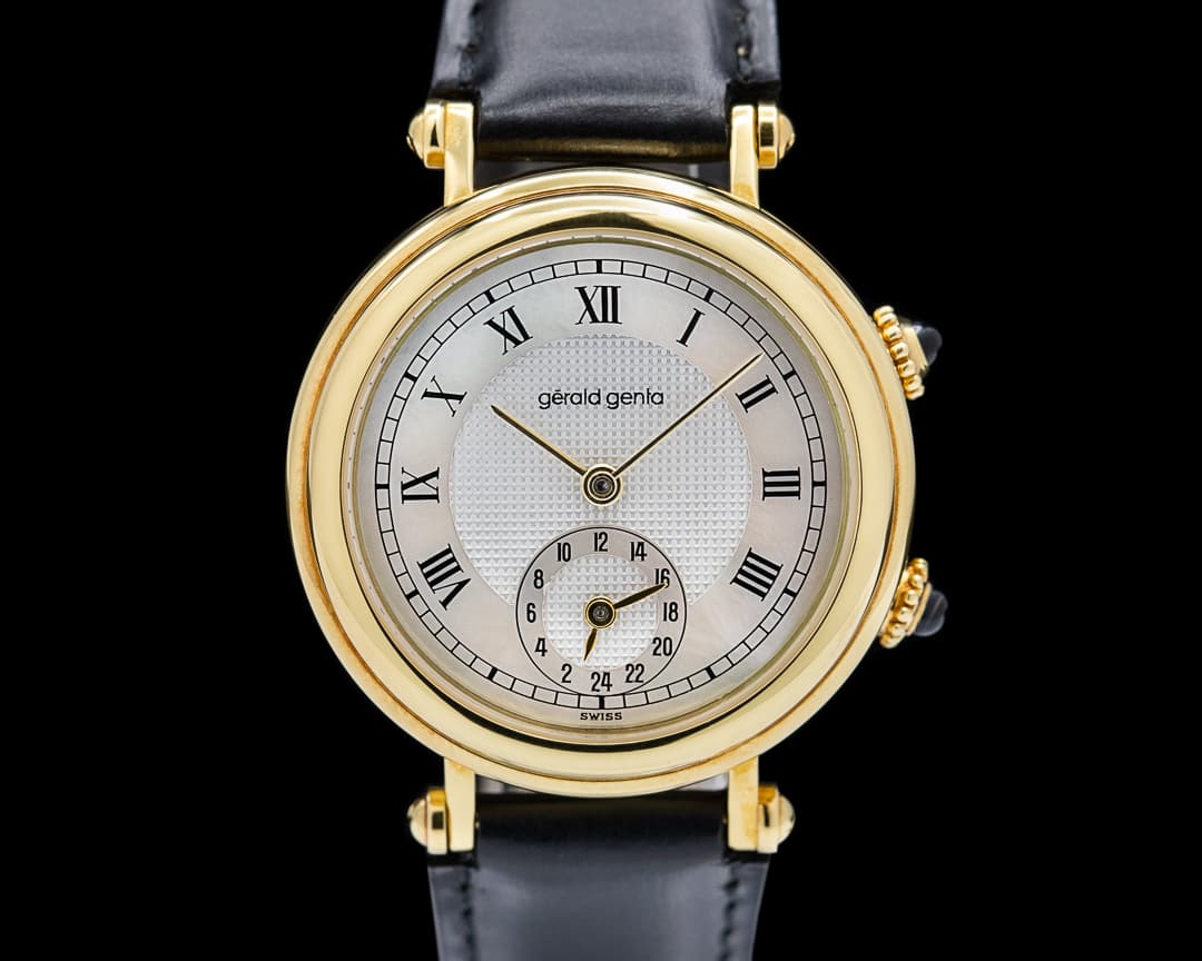 Gerald Genta Gerald Genta Double Fuseau Two Time Zone YG