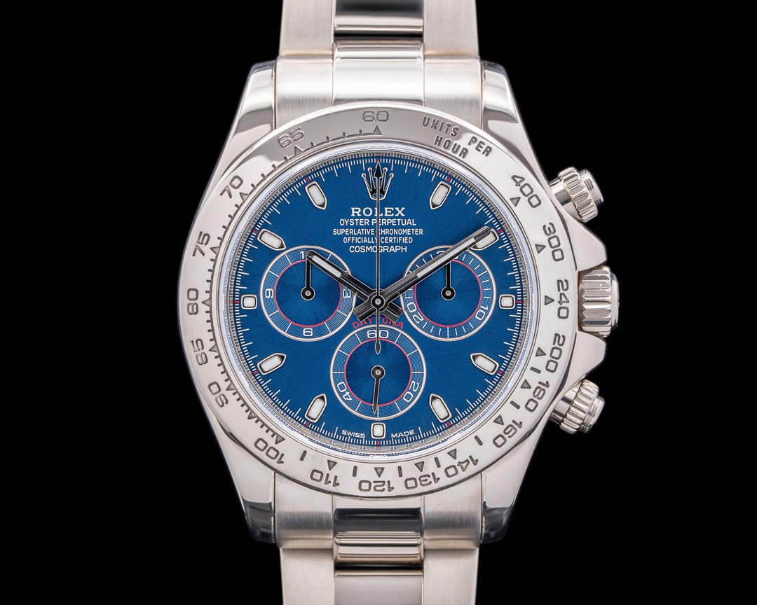 Rolex Daytona 116509 Blue Dial 18K White Gold