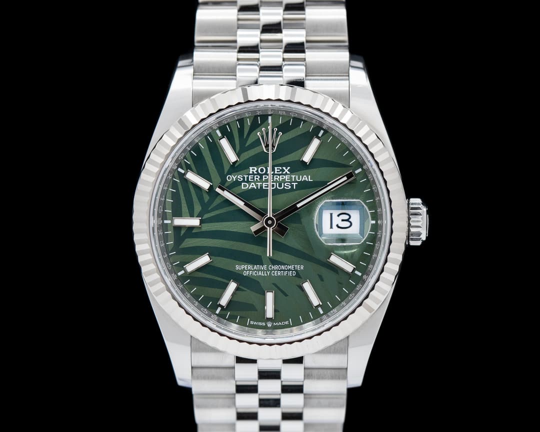Rolex Datejust Green "Palm" Dial / Jubilee Bracelet 2023