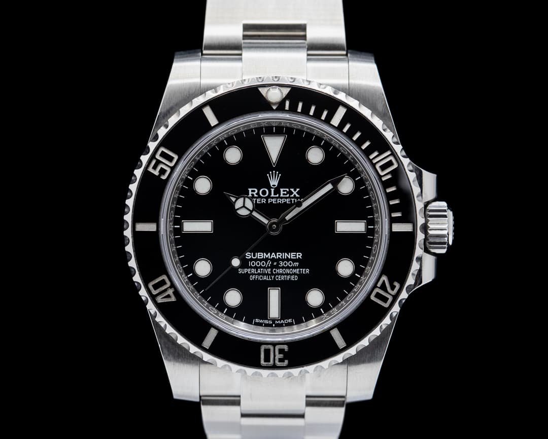 Rolex Submariner 114060 No Date Ceramic Bezel SS 2019