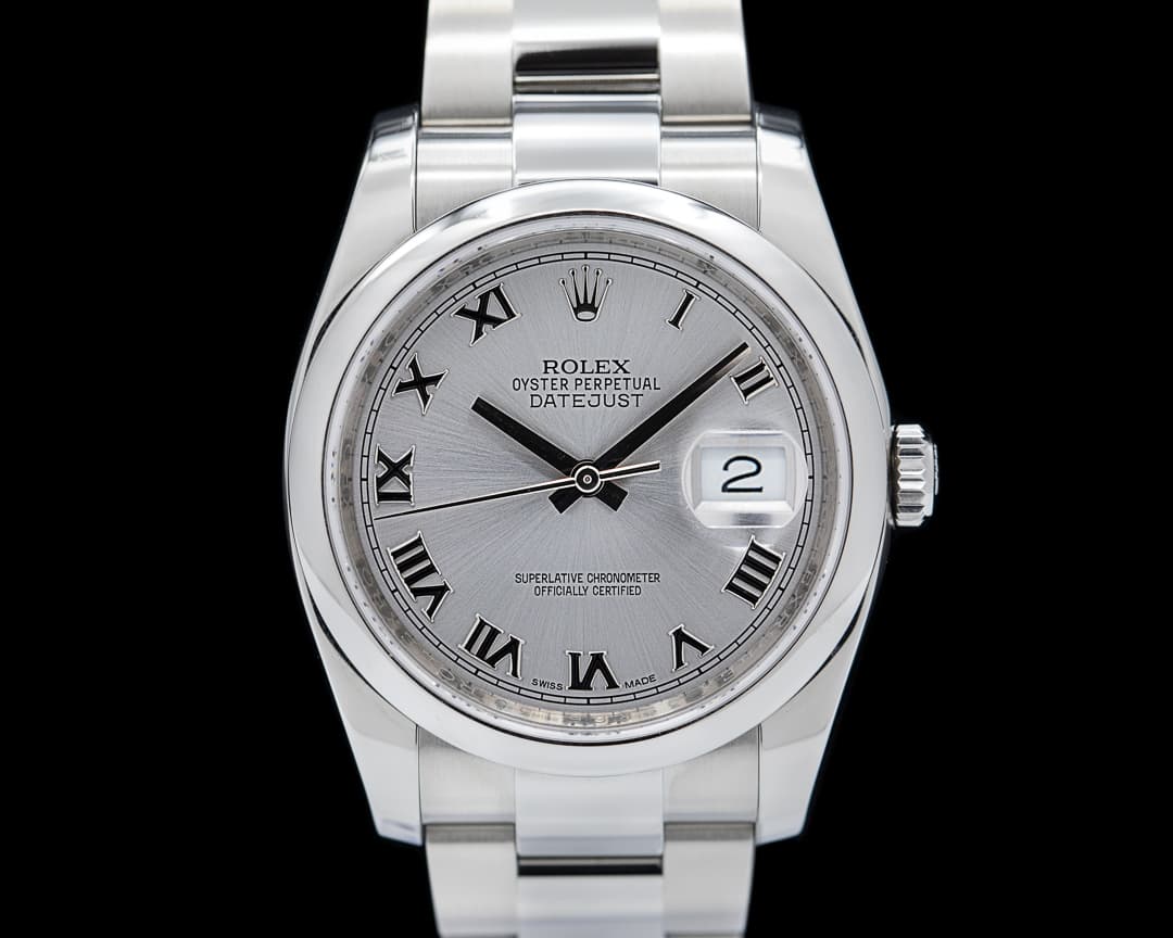 Rolex Datejust Silver Roman Dial