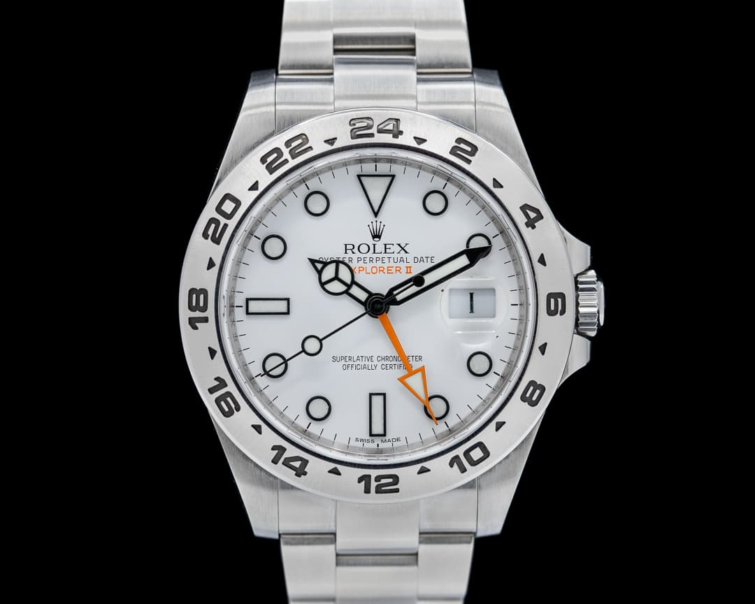 Rolex Explorer II White Dial SS