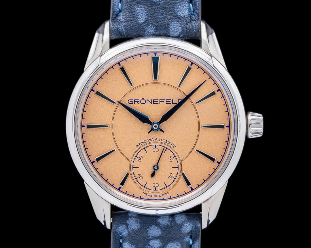 Gronefeld 1941 Principia Automatic SS Salmon Dial