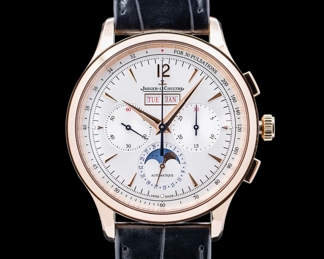 Jaeger LeCoultre Master Control Chronograph Calendar 18k Rose Gold