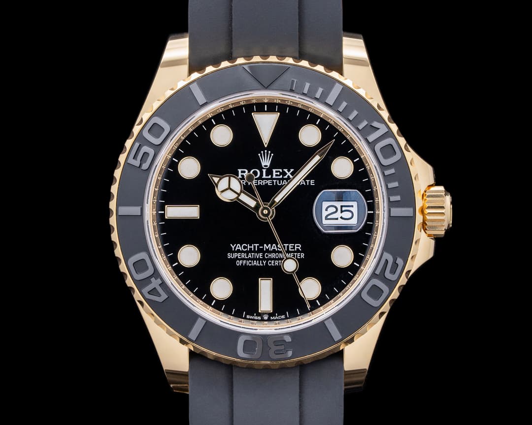 Rolex Yacht Master 18K Yellow Gold / Rubber 42MM 2024 UNWORN