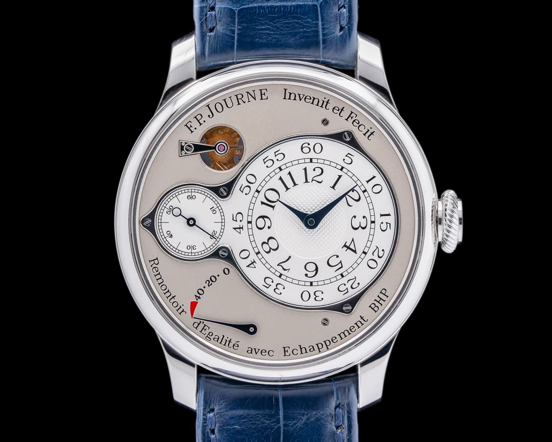F. P. Journe Chronometre Optimum Platinum Silver Dial 40MM