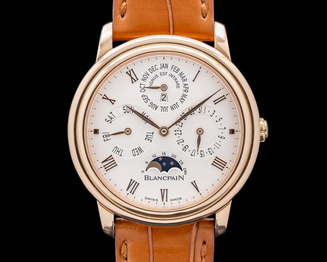 Blancpain Villeret Perpetual Calendar 18K Rose Gold Full Set