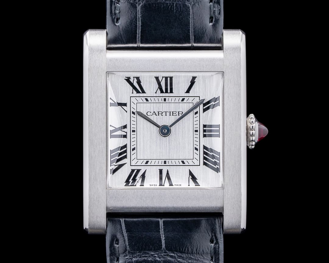 Cartier Privee Collection Tank Normale WGTA0109 Platinum