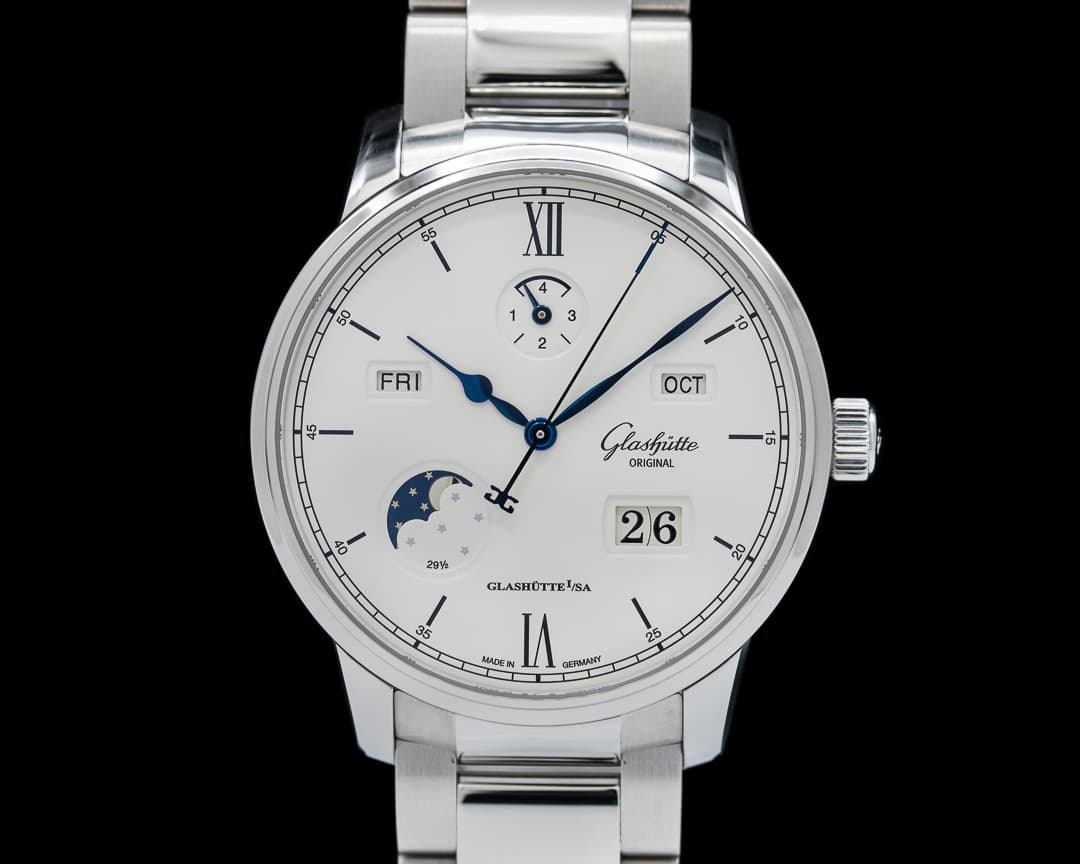 Glashütte Original Senator Excellence Perpetual Calendar White Dial SS UNWORN