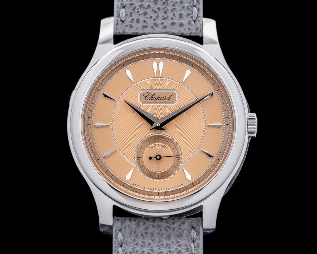 Chopard L.U.C. XPS 1860 Stainless Steel Salmon Dial 36mm