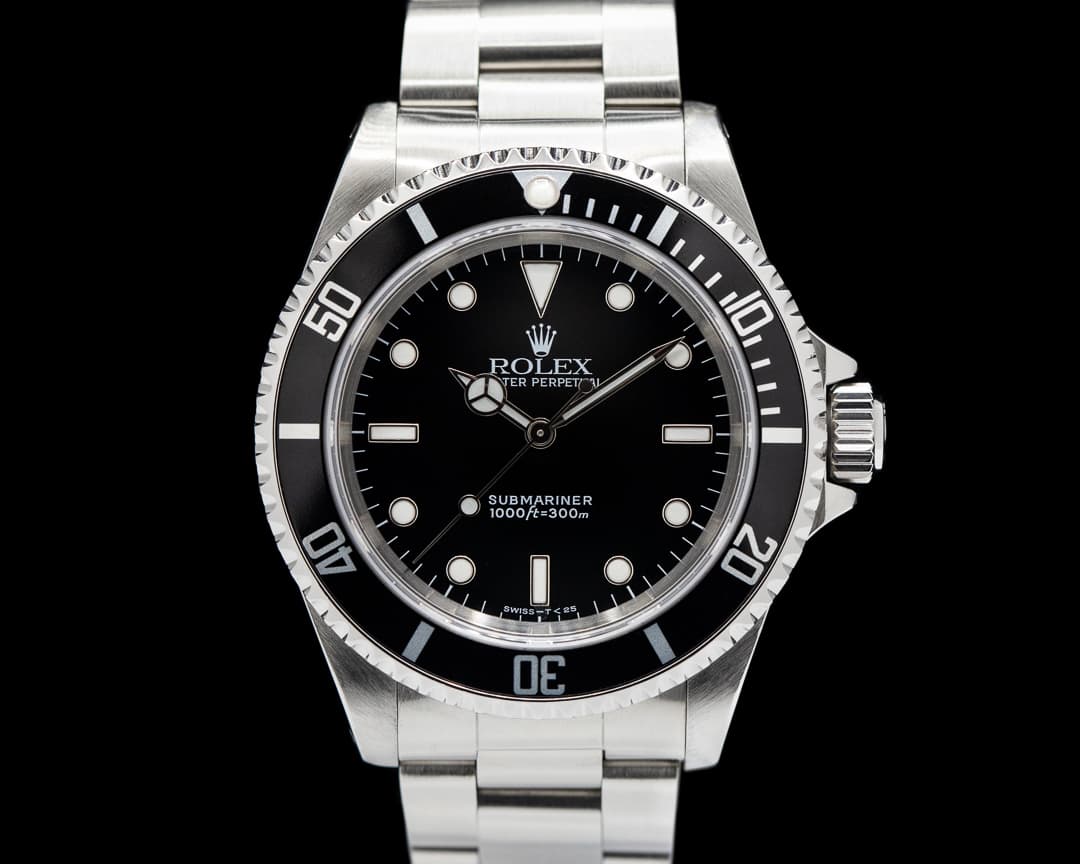 Rolex Submariner No Date SS 2-Line FULL SET