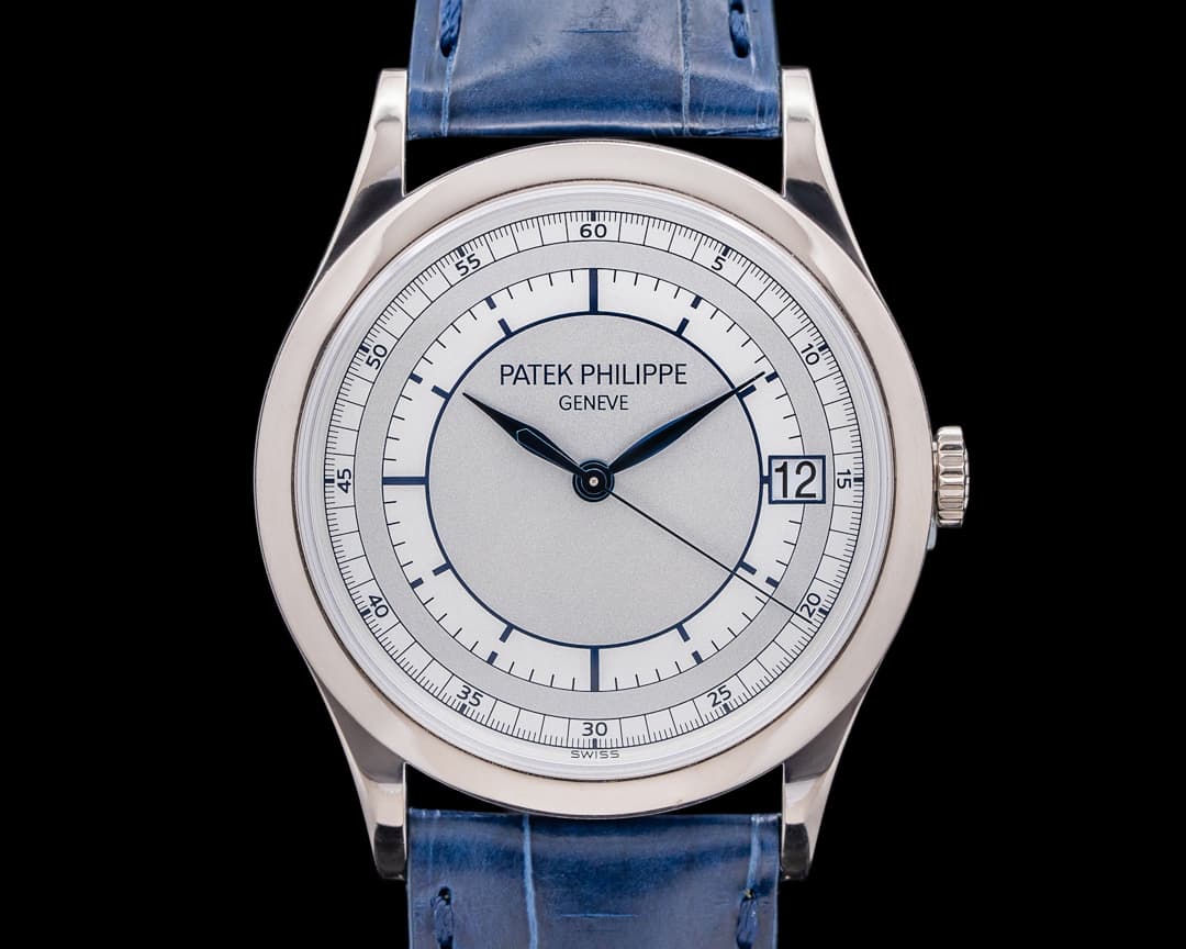 Patek Philippe Calatrava 5296G 18K White Gold Sector Dial