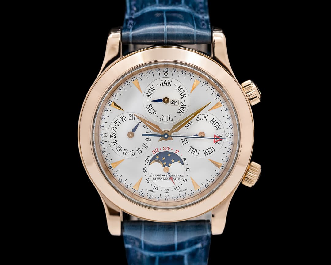 Jaeger LeCoultre Master Grande Memovox Perpetual Calendar 18K Rose Gold