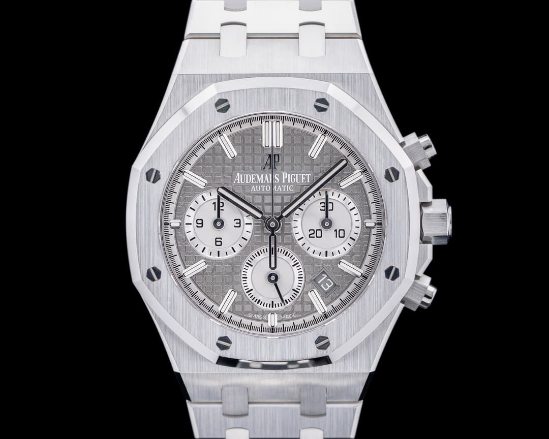 Audemars Piguet Royal Oak Chronograph Ruthenium Dial SS 38MM