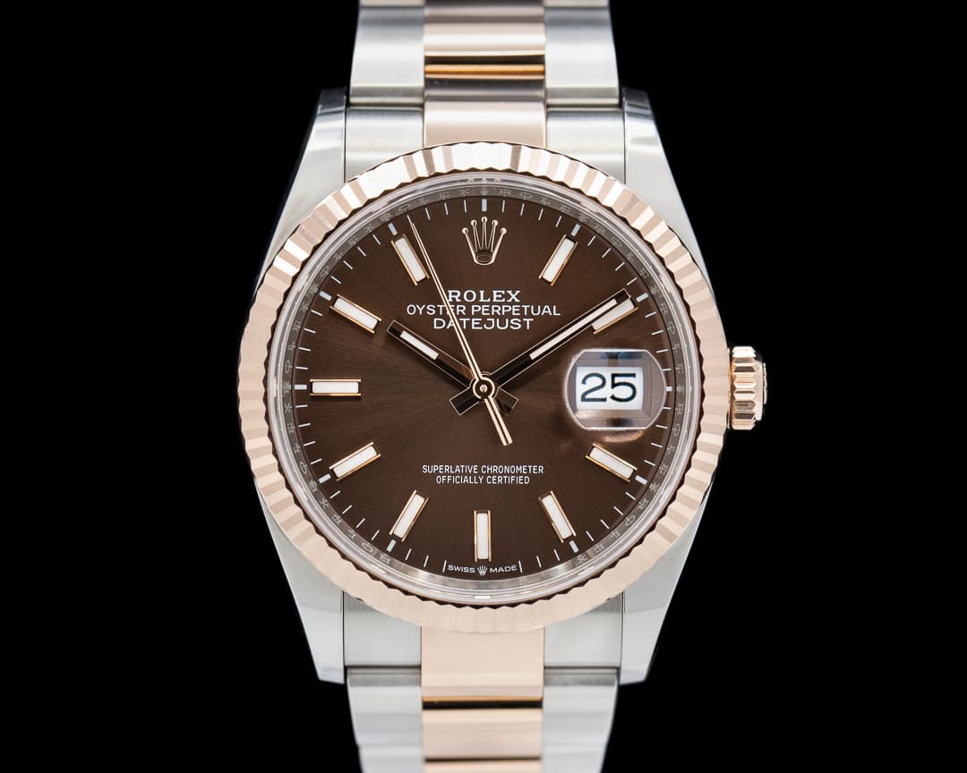 Rolex Datejust SS / Everose Gold Chocolate Dial 2024