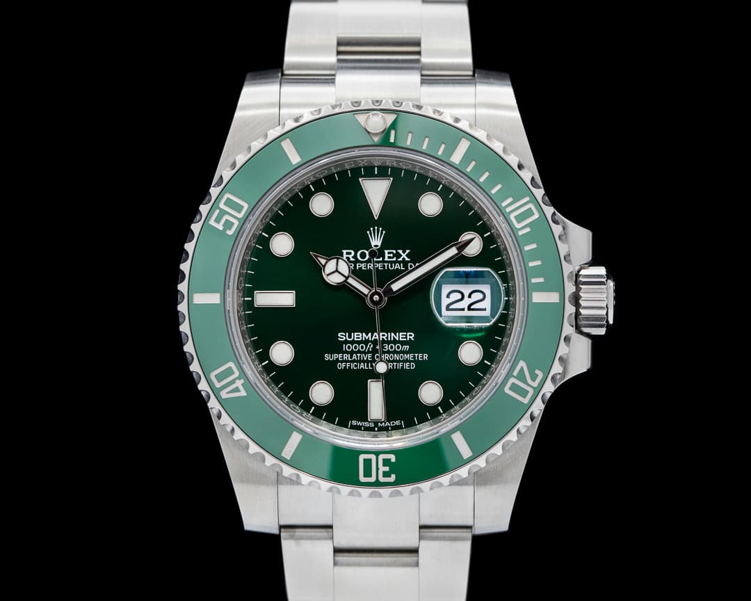 Rolex Submariner "Hulk" Green Ceramic Bezel Green Dial SS