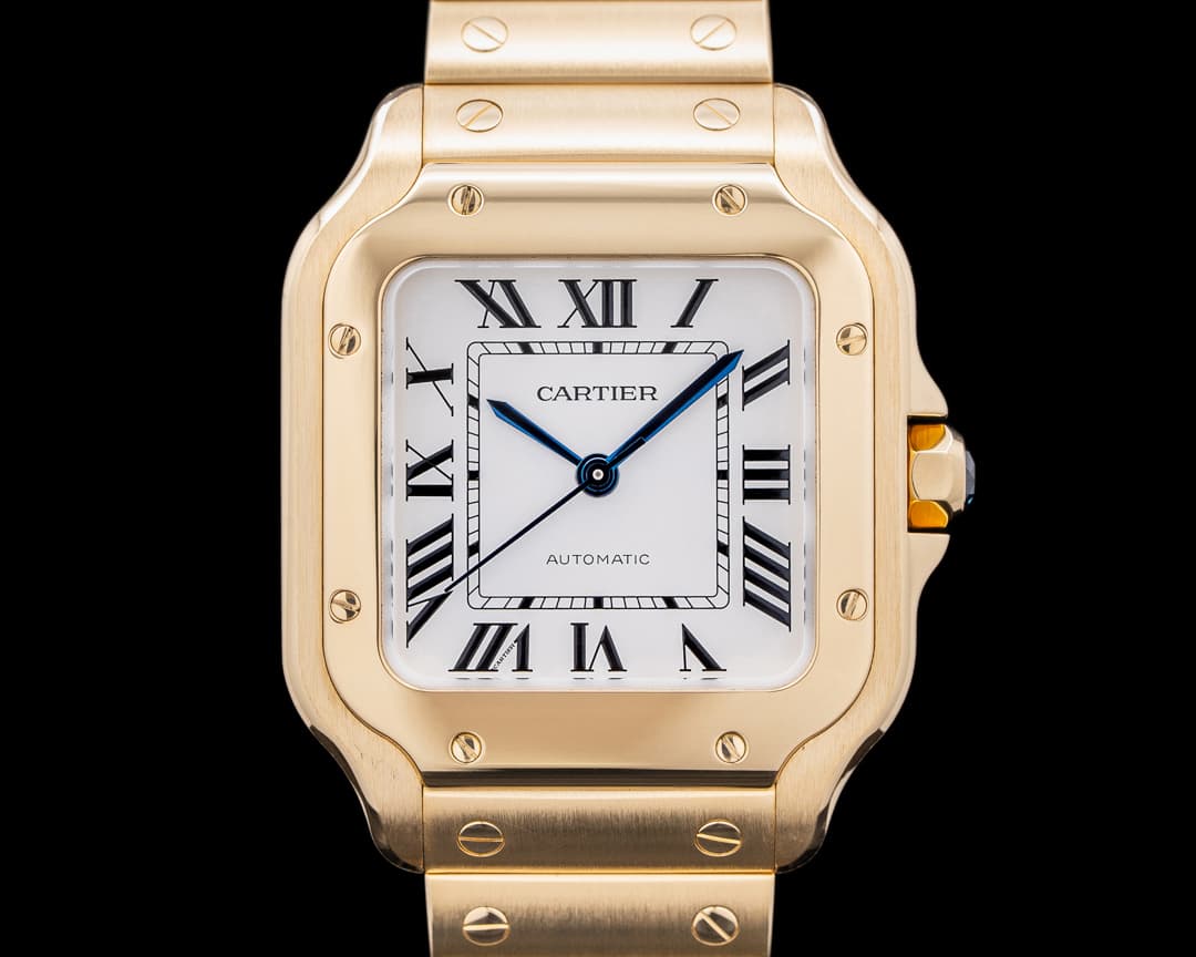 Cartier Santos Medium 18K Yellow Gold Automatic 2024