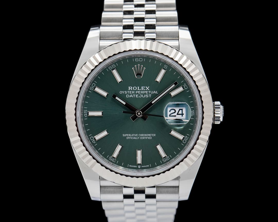 Rolex Datejust 41 Mint Stick Dial / Jubilee Bracelet 2023