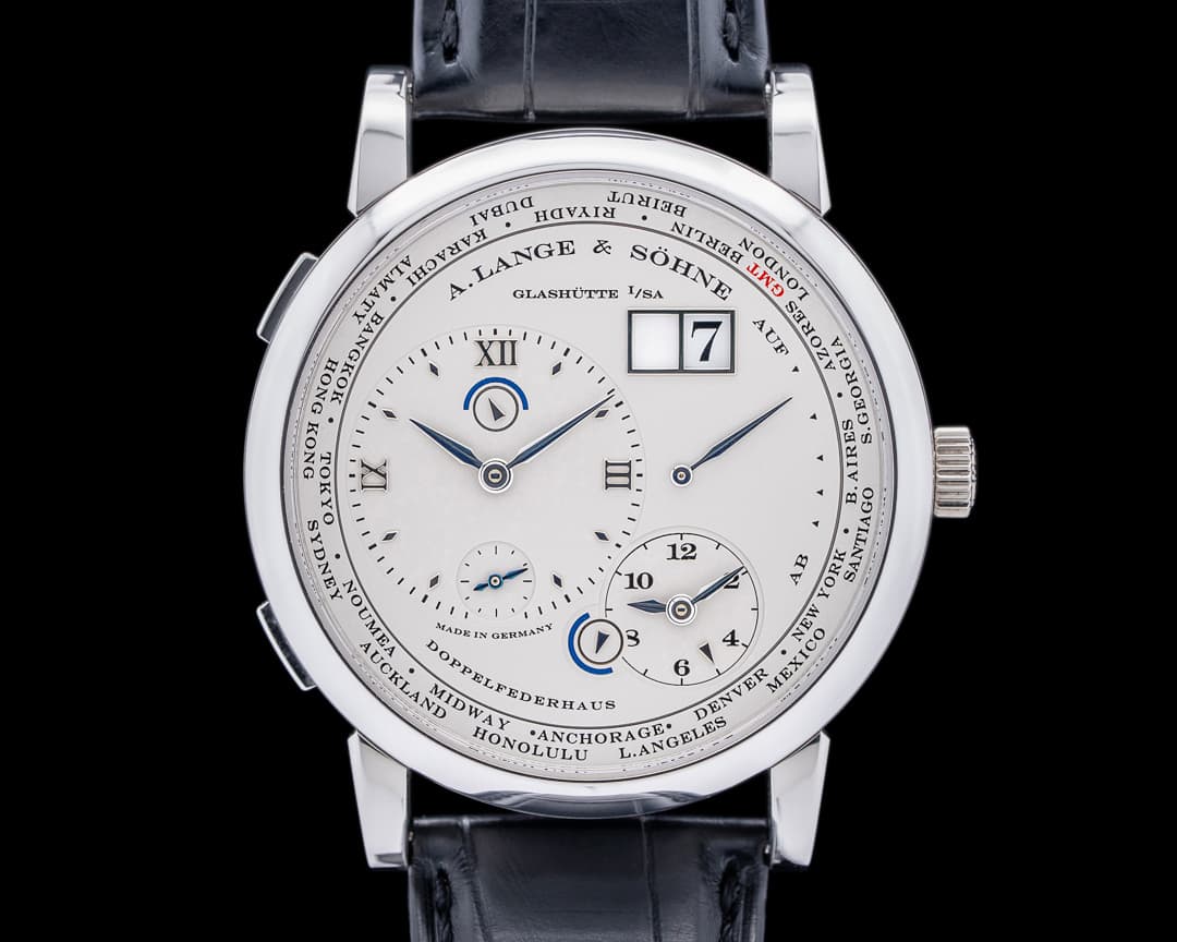 A. Lange and Sohne Lange 1 116.025 Time Zone Platinum