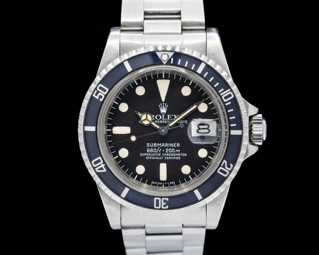 Rolex Submariner 1680 Matte Dial SS Circa 1979