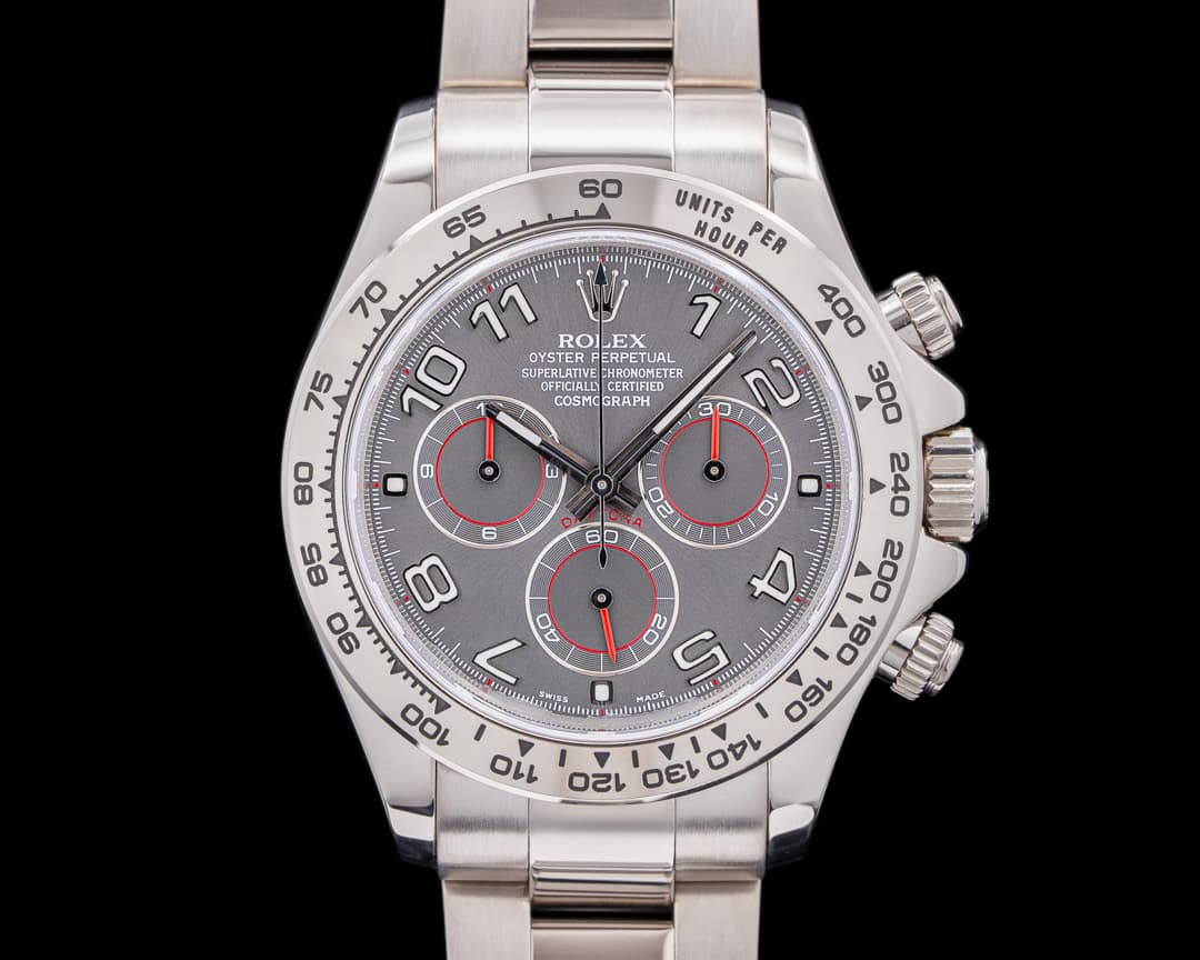 Rolex Daytona 116509 Slate Arabic Racing Dial 18K White Gold