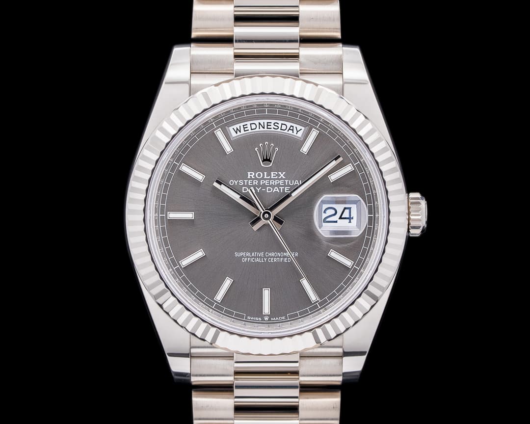 Rolex Day Date 228239 President 18K White Gold Rhodium Dial 40MM 2023