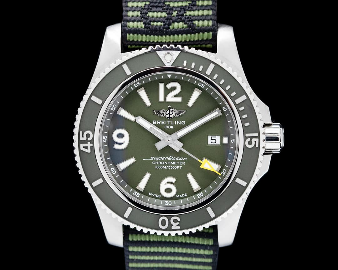 Breitling SuperOcean 44 OUTERKNOWN SS / Green