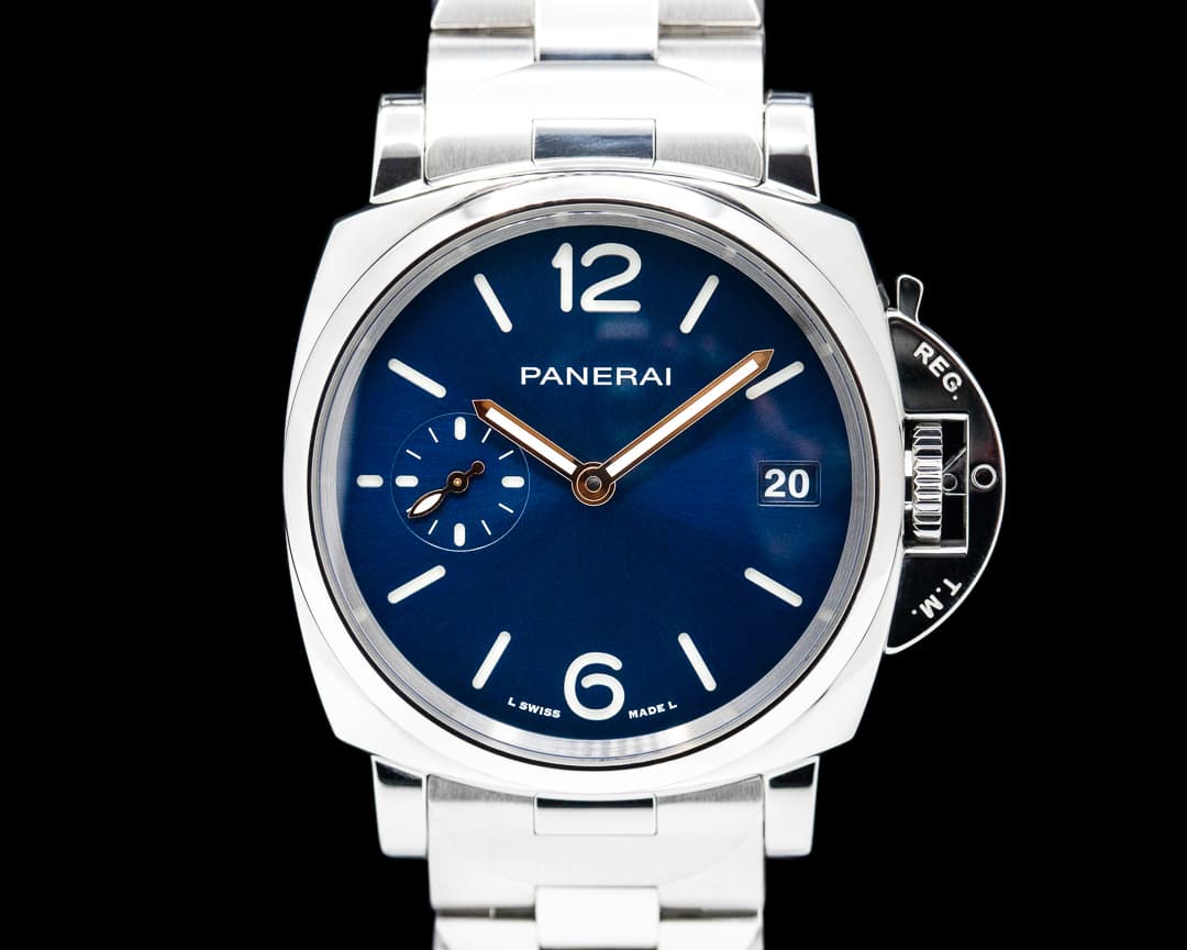 Panerai Luminor Due Blue Dial SS/SS