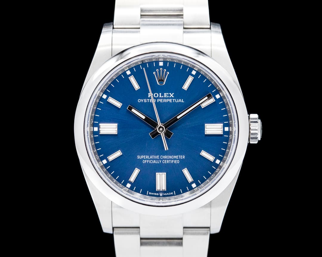 Rolex Oyster Perpetual 126000 36MM SS Blue Dial