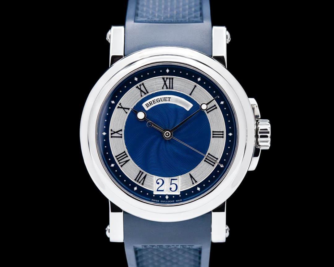 Breguet Marine Big Date Blue Dial SS / Rubber