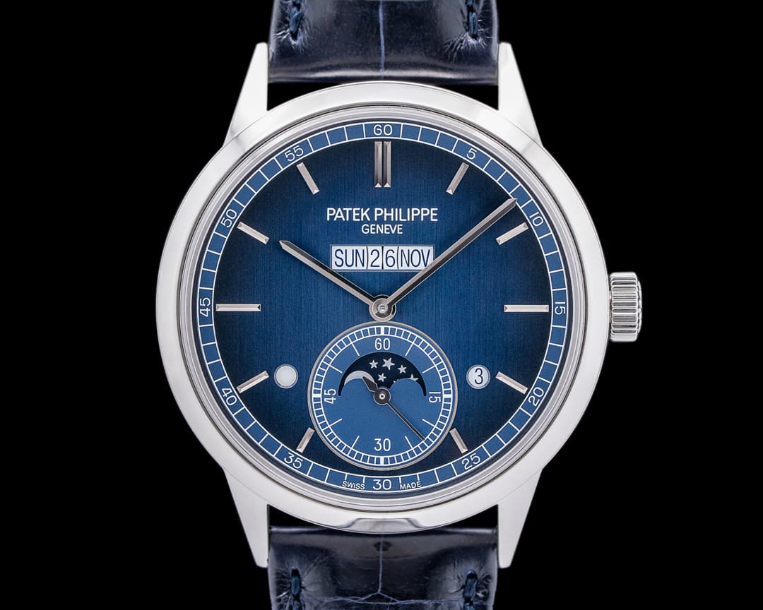 Patek Philippe 5236P In Line Perpetual Calendar Platinum Blue Dial 2022 UNWORN