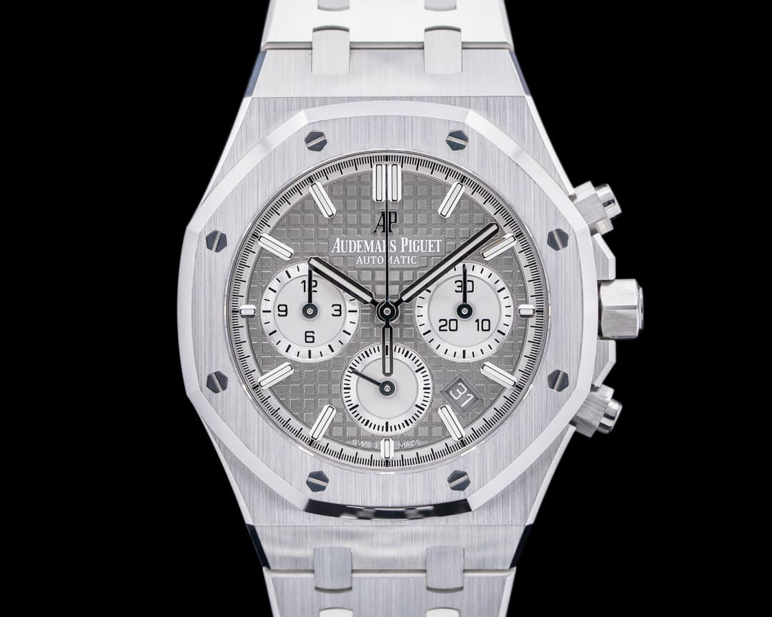 Audemars Piguet Royal Oak Chronograph Ruthenium Dial 38MM SS