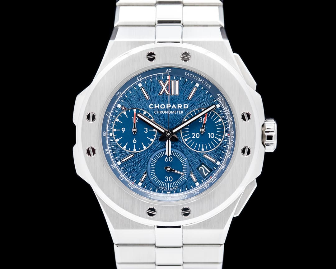 Chopard Alpine Eagle XL Chronograph Blue Dial 44mm SS Automatic