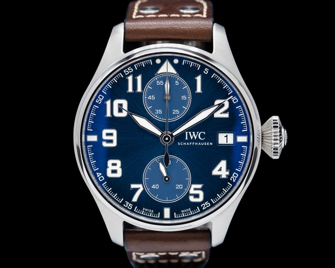 IWC Big Pilot "LE PETIT PRINCE" Monopusher Blue Dial Limited