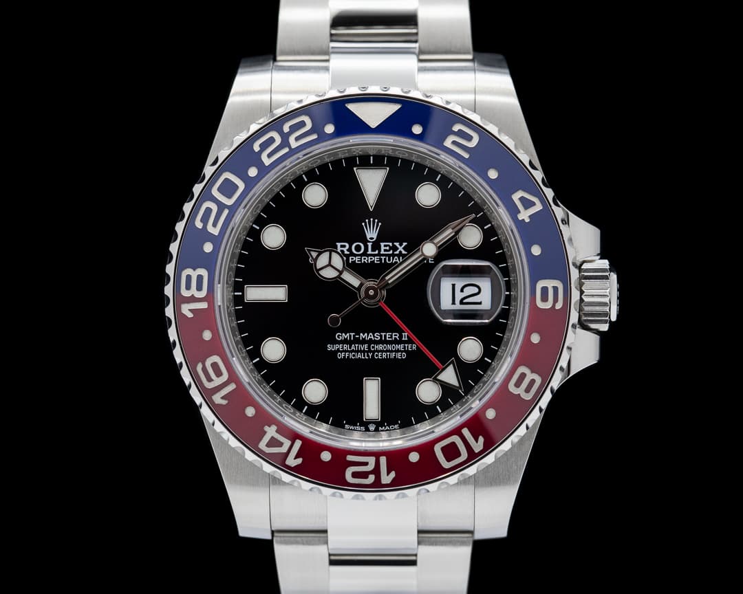 Rolex GMT Master II Ceramic 126710BLRO "Pepsi" SS / Oyster