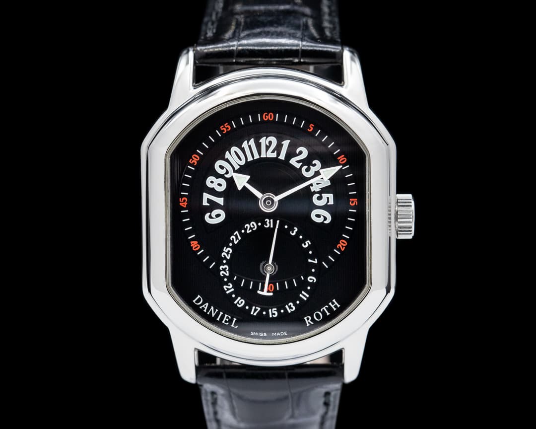 Daniel Roth Premier Retrograde Black Dial SS