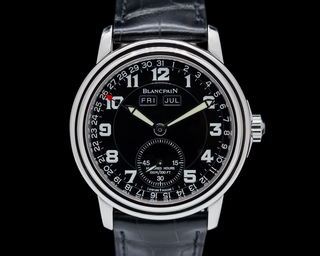 Blancpain Leman Complete Calendar Black Dial