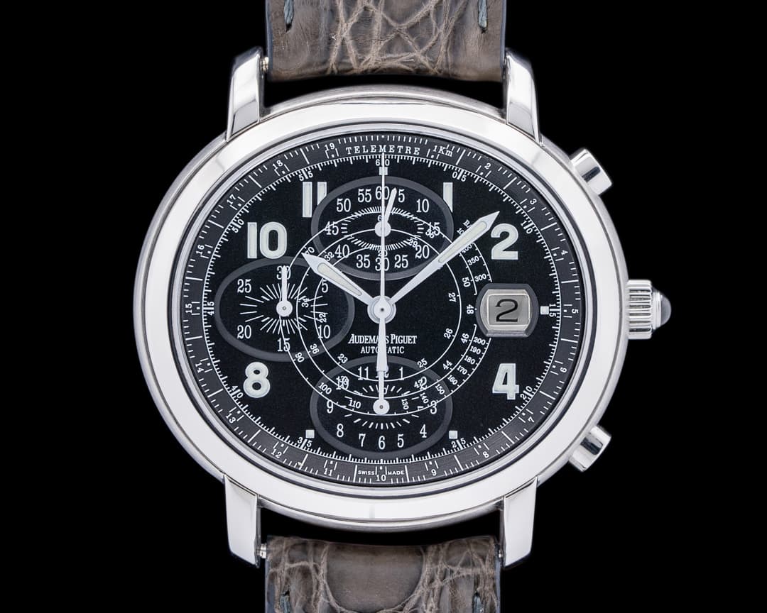 Audemars Piguet Millenary Chronograph Steel Black Dial