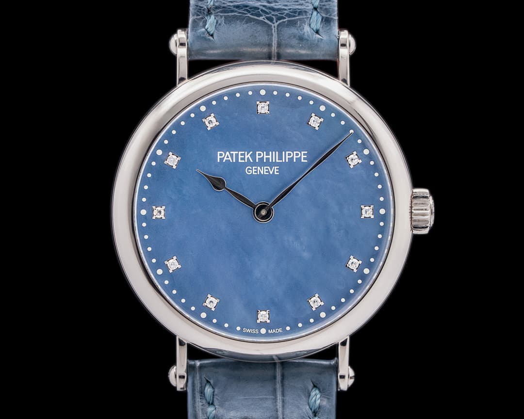Patek Philippe Ladies Calatrava NEW YORK 7200/50G Blue MOP