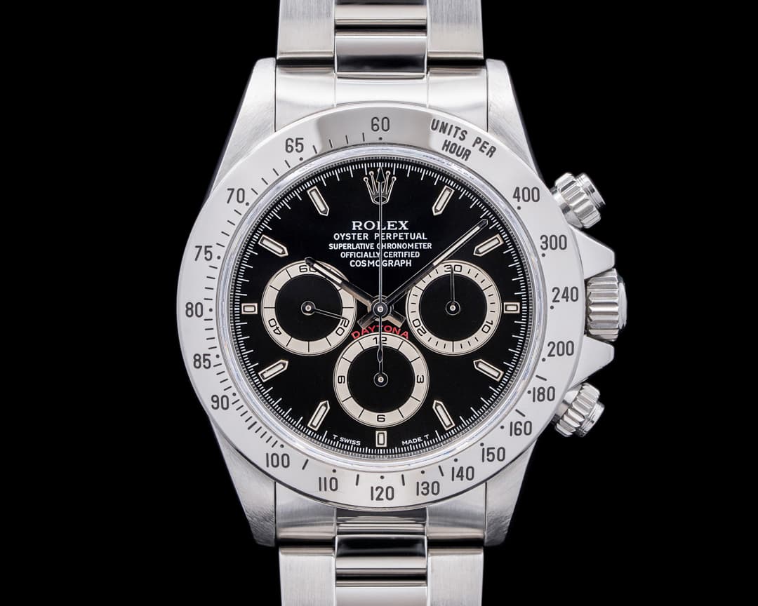 Rolex Daytona 16520 "Zenith" Black Dial SS c. 1996