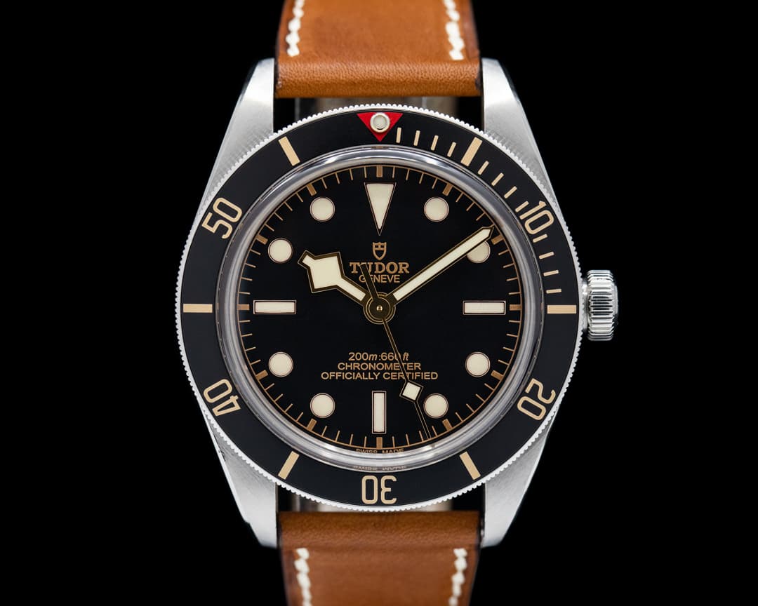 Tudor 79030N Black Bay Fifty-Eight SS / Leather