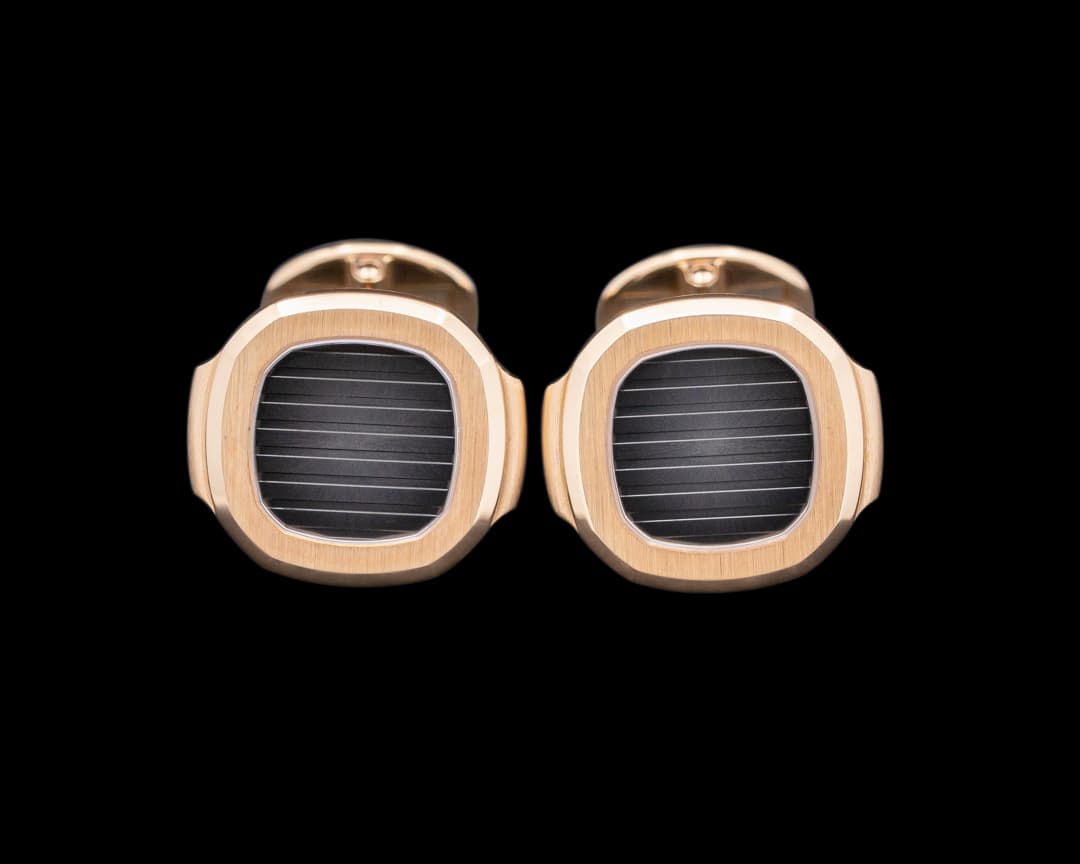 Patek Philippe Nautilus Cufflinks 18k Rose Gold
