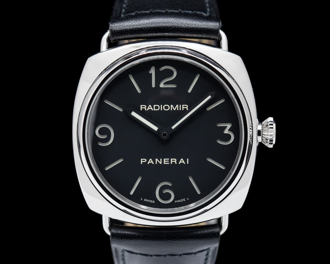 Panerai Radiomir Base SS Black Dial 45MM