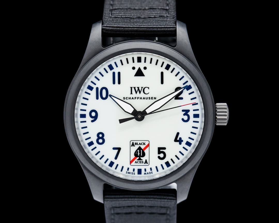 IWC Pilot's Watch Automatic 41 "Black Aces" Ceramic / Luminova Dial