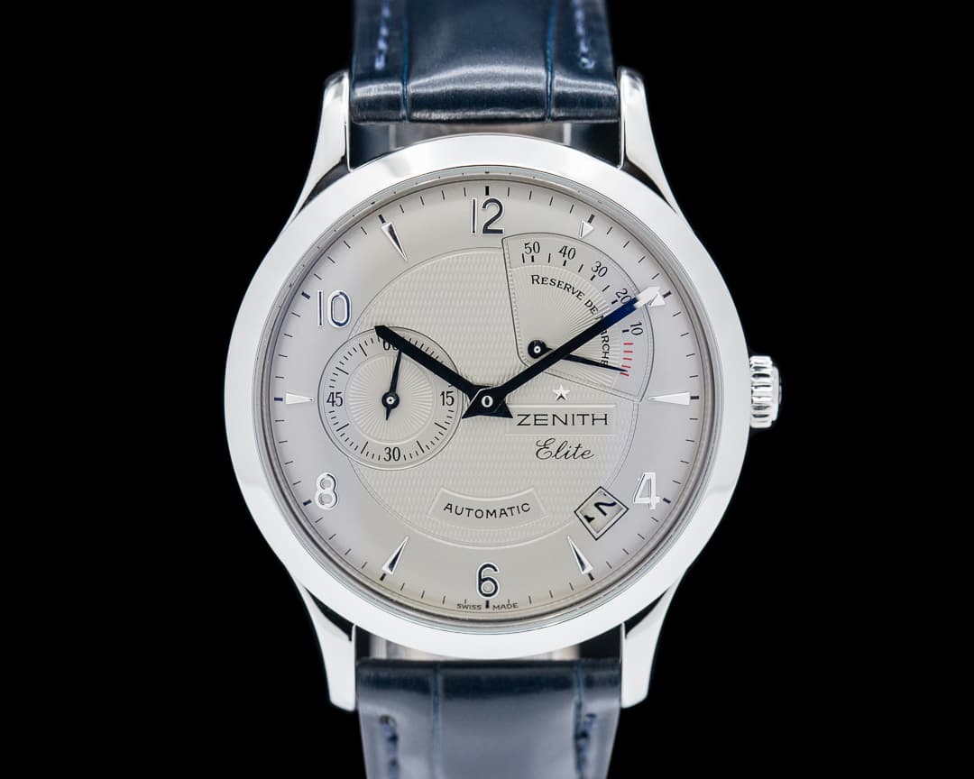Zenith Elite Power Reserve SS Silver Dial