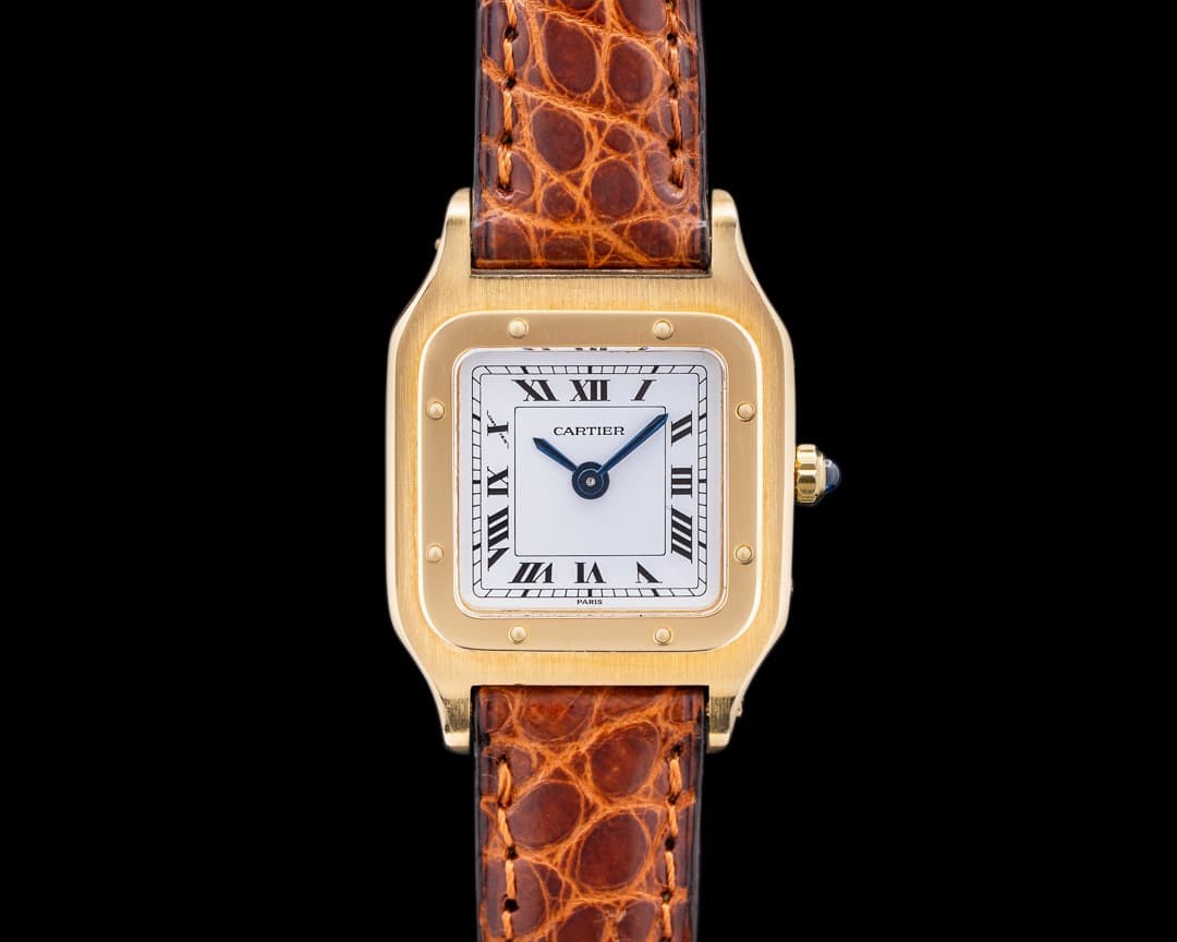 Cartier Santos Dumont 96053 Extra Flat 18k Yellow Gold