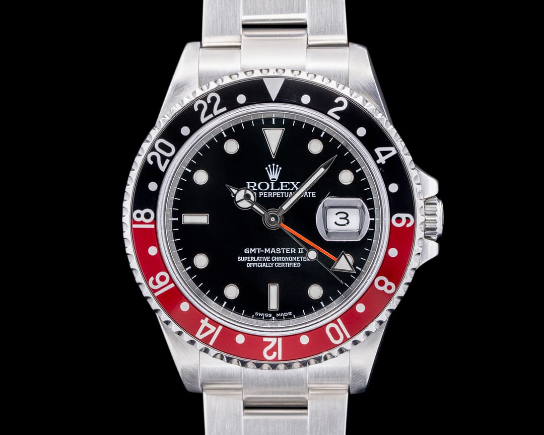 Rolex GMT Master II 16710 SS Red / Black "Coke"